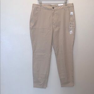 NWT Old Navy High Rise Skinny Full Length Khaki Pants 18 Adjustable Waist